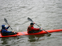 Finishing ? Brian Greenaway and Megan