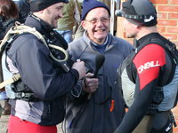 Wadworth boys Glynn and Dave before heading off  - Keith Bennett